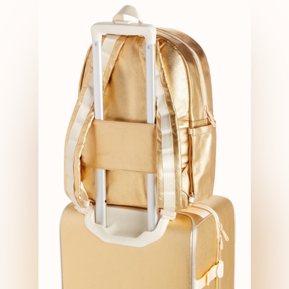 NWT State Bags Kane Kids Travel Backpack Metallic Gold - Picture 2 of 10